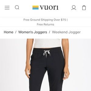 Vouri Weekend Jogger Women's Lightweight Joggers Size M